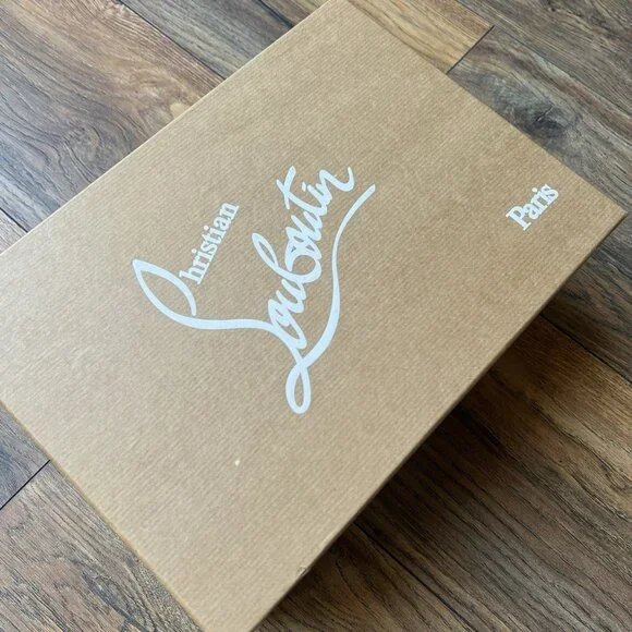 Christian Louboutin Pigalle Plato Silver Pump Heels - Picture 10 of 10